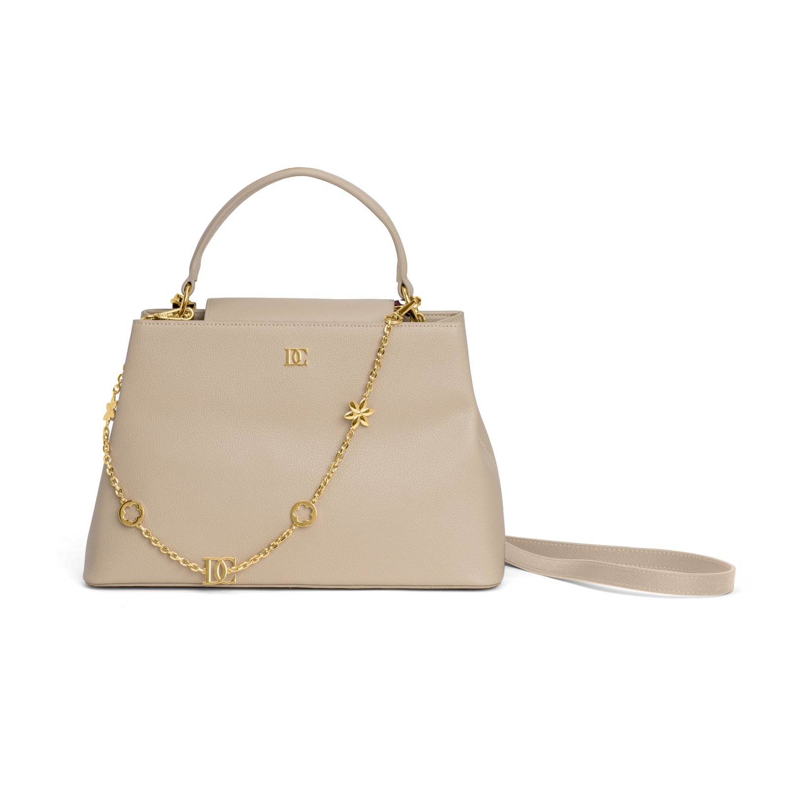 DCHB00361300 Women Cream Handbag - Image 1